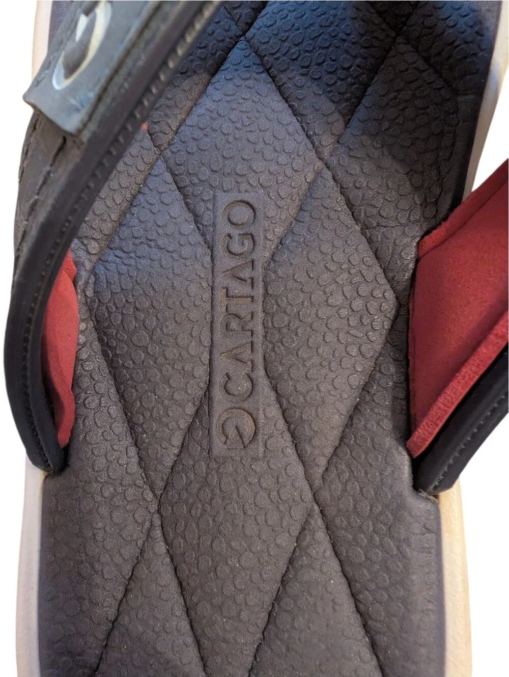 Cartago Kid Brazilian Flip Flop Cushioned Sandals Navy Red Toddler Pool Size 11